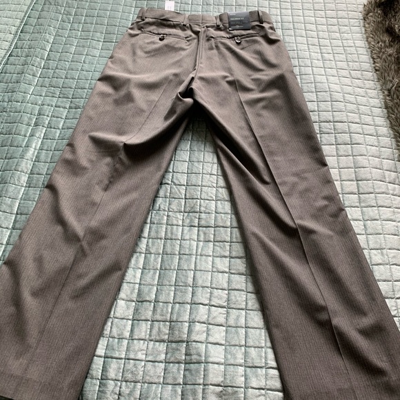 Banana Republic Factory gray pinstripe slacks. - Picture 5 of 6